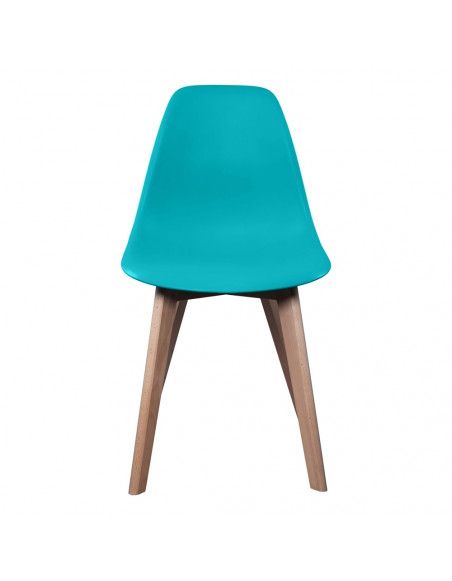 Chaise scandinave - Turquoise