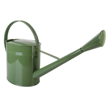 Arrosoir extérieur en métal - Vert - 7,7L