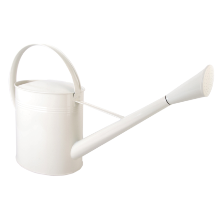 Arrosoir extérieur en métal - Blanc - 7,7L