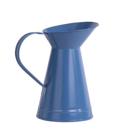 Pichet de "50 nuances" en métal - Bleu foncé - 0,9L