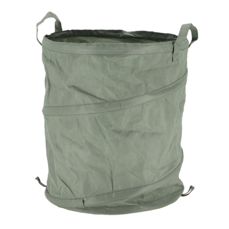 Sac pliable collecteur de feuilles - Vert - D 50 x H 64 cm