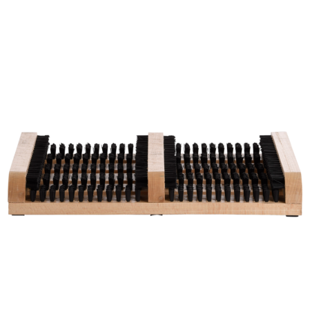 Brosse en bois pour bottes - Beige/Noir - L 36,1 x P 26,6 x H 5,4 cm