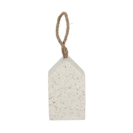 Cale-porte en granit - Beige - L 10,1 x P 10,2 x H 16,8 cm