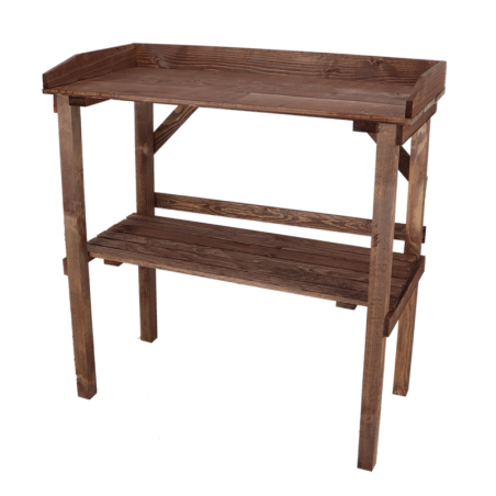 Table de rempotage en bois - Marron - L 78 x P 38,5 x H 82,3 cm
