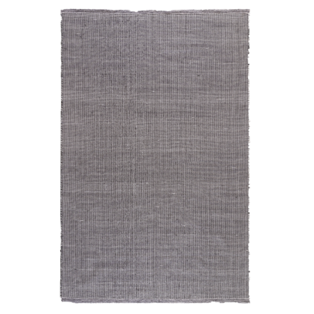 Tapis de jardin rectangulaire tissé - Gris - l 120 x L 180 cm