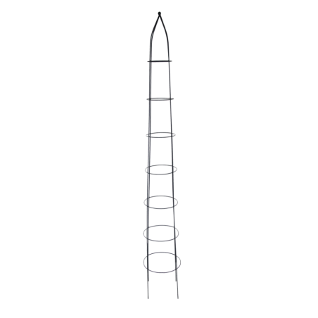 Support plante en pyramide - Noir - Taille L - D 30,5 x H 181 cm