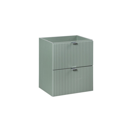Meuble sous-vasque 50 cm - H 57 x L 50 x P 39 cm - Vert Roseau