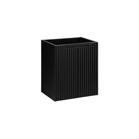Meuble sous-vasque à portes 50 cm - H 57 x L 50 x P 39 cm - Astral Black