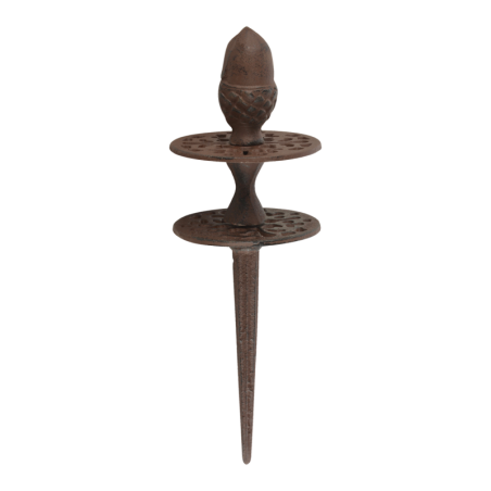 Guide tuyau en fonte - Modèle aléatoire - H 31,6 cm