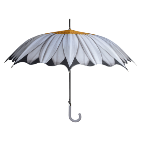 Parapluie en forme de fleur - Marguerite - D 105 x H 83 cm
