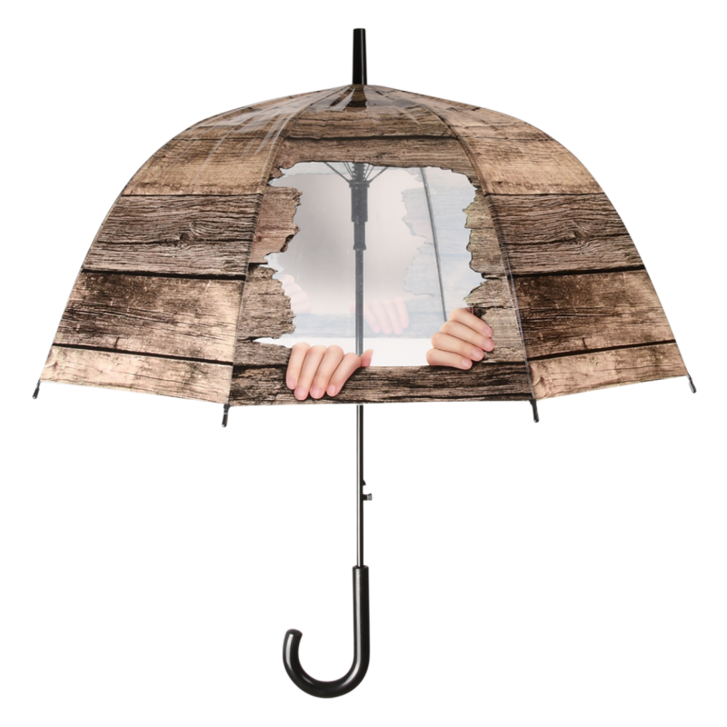 Parapluie à fenêtre Coucou - Marron - D 83,5 cm