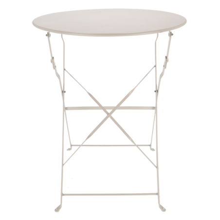 Table bistrot "Desert Dream" - Blanc - D 59,8 x H 70,2 cm