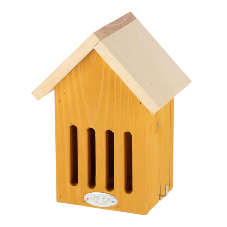 Abri à papillons en bois "Nature Shades" - Jaune- H 22,8 cm