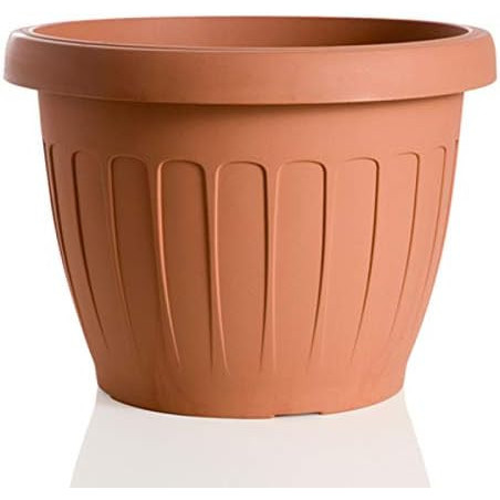 Vase "Terra" en plastique - Terracotta - D 30 cm