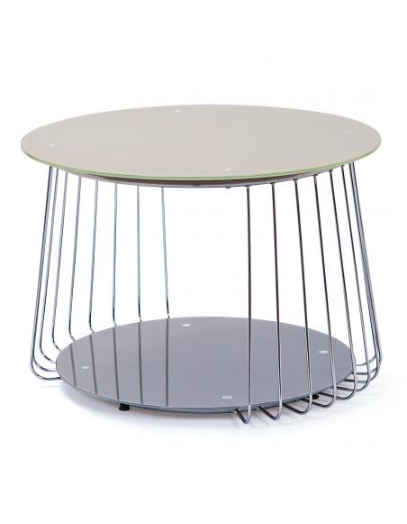 Table basse - Ronde - Gris