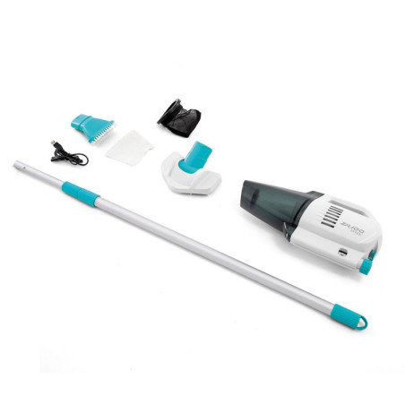 Aspirateur rechargeable Intex ZR100 pour SPA + piscine - Blanc/Bleu - 10W