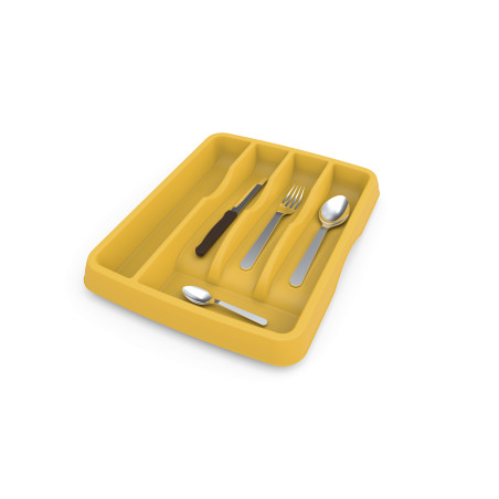 Range couvert pour tiroir en plastique - Coloris aléatoire - L 35 x l 27 cm