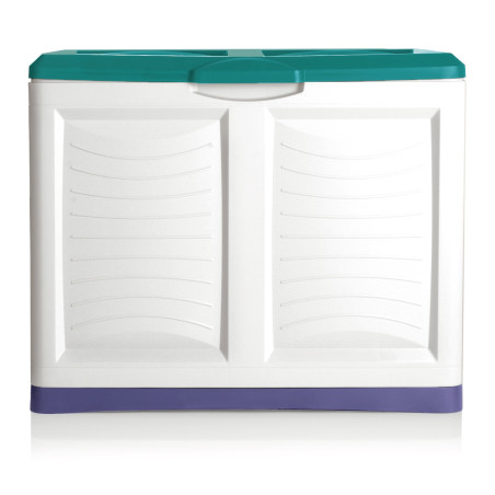 Coffre de rangement "Mettitutto" en plastique - Multicolore - L 78 x l 45 x H 64 cm
