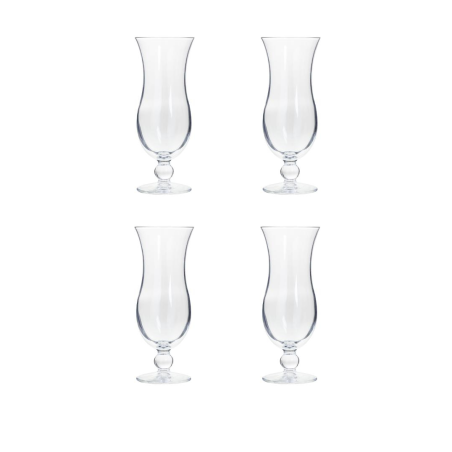 Lot de 4 verres à cocktails - 44 cl - Blue Hawaï