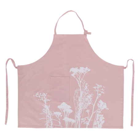 Tablier de jardin en tissu - Rose - H 110 cm