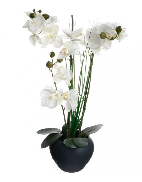 Plante artificielle - Orchidée - Gris - H 53 cm