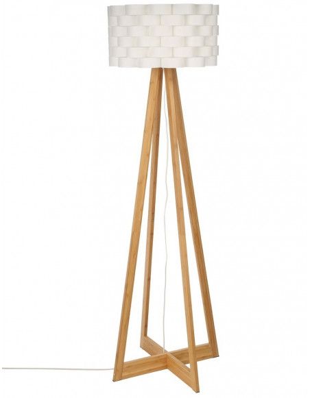 Lampe Bambou papier Moki - H 150 cm