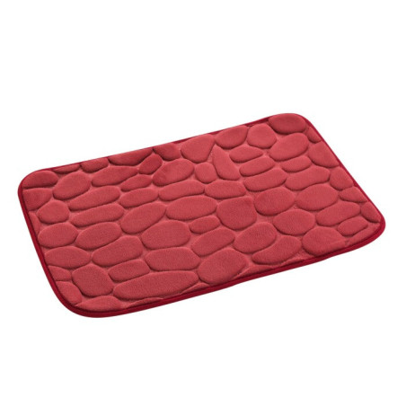 Tapis de Bain 40 x 60 cm Ricochet Framboise - Microfibre Relief