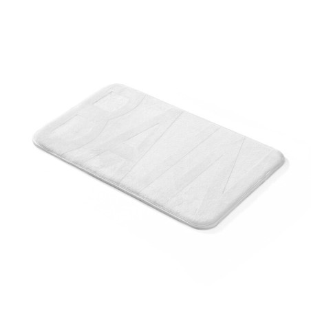 Tapis de Bain 45 x 75 cm Bain Blanc - Microfibre Relief