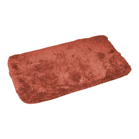 Tapis de Bain 50 x 80 cm Softness Terracotta - Microfibre