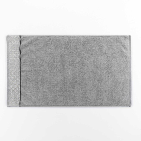 Tapis de Bain 50 x 85 cm Belina Gris - Eponge Jacquard
