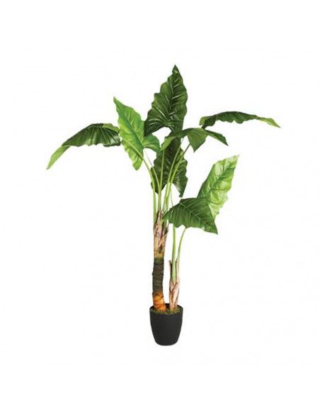 Bananier artificiel avec pot - H 120 cm - Objet de décoration