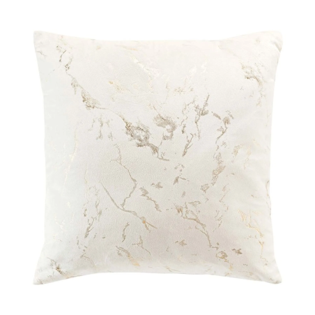 Coussin Déhoussable 45 x 45 cm Marius - Velours Imprimé Métallisé