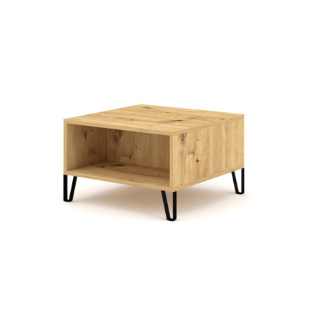 Table basse en bois "Bilbao" - Beige - L 60 x H 37 cm