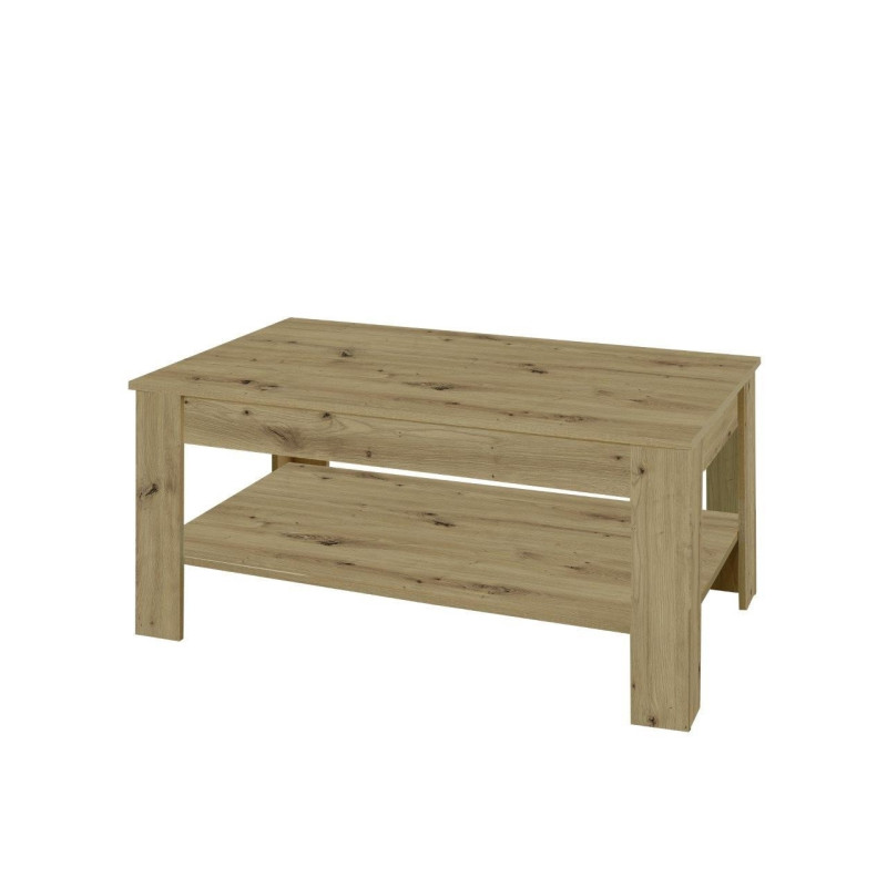 Table basse en bois Midi - Beige clair - L 110 cm