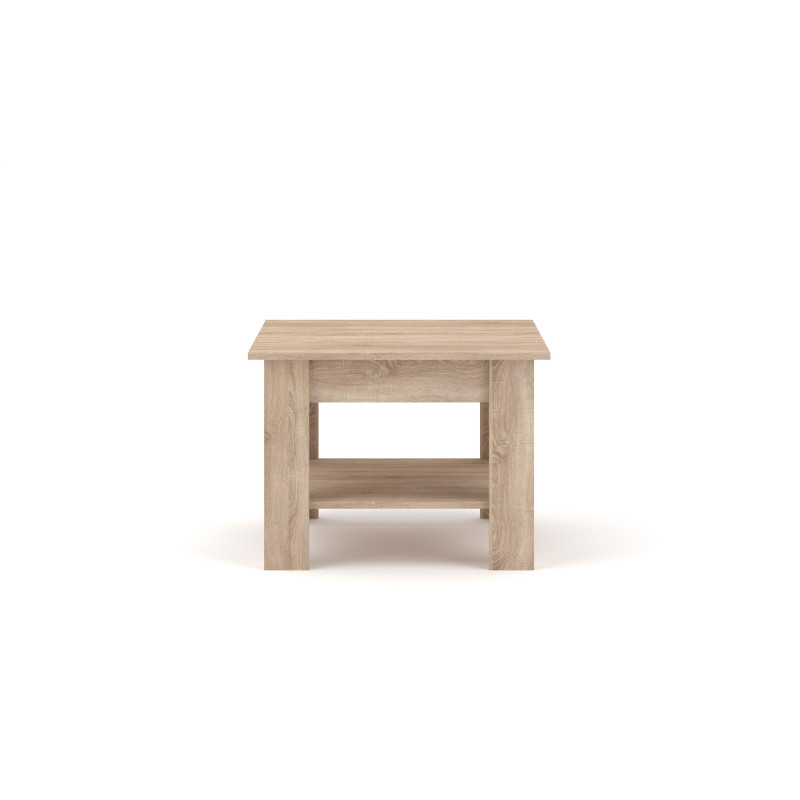 Table basse en bois Mini - Beige clair - Lxl 50 cm