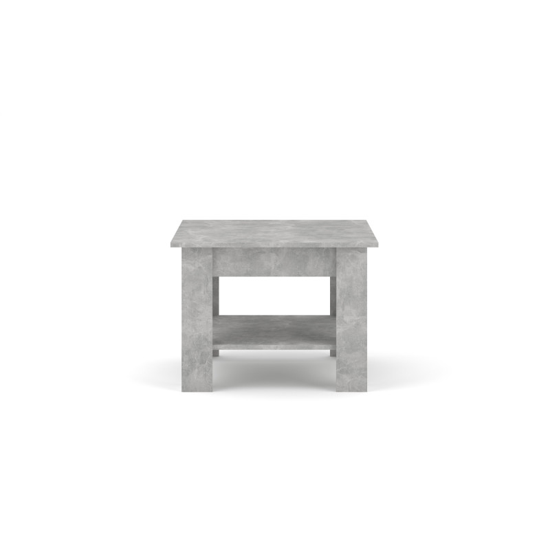 Table basse en bois Mini - Gris clair - Lxl 50 cm