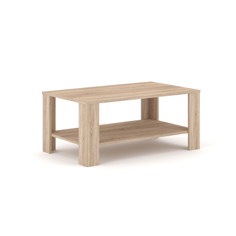 Table basse en bois Tagus - Beige - L 100 x H 44 cm
