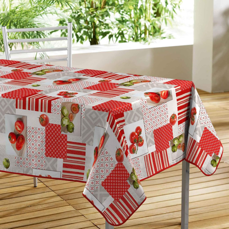 Nappe Rectangle 140 x 240 cm Amandine - PVC Photoprint
