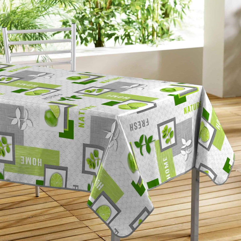 Nappe Rectangle 140 x 240 cm Lemon Green - PVC Photoprint