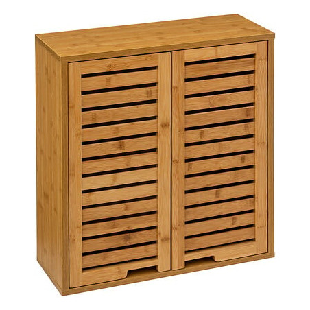 Meuble haut en bambou - Beige - L 52 x P 20 x H 59 cm - Cirila