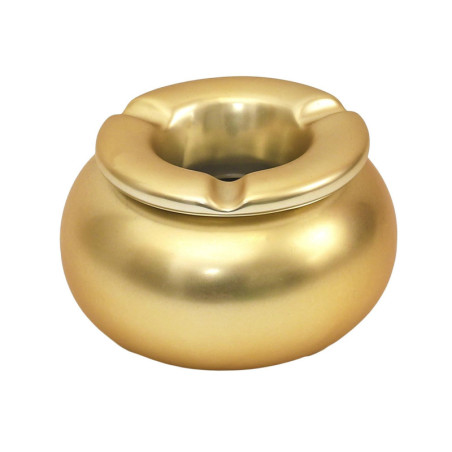 Cendrier de style marocain "Royal" - Doré mat ou brillant - D 10 cm