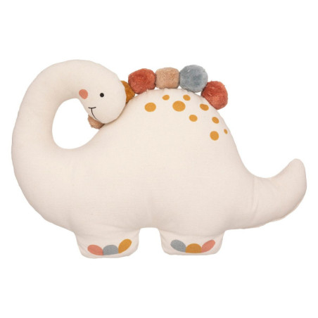 Coussin en forme de dinosaure en coton- Beige - 40 x 30 cm