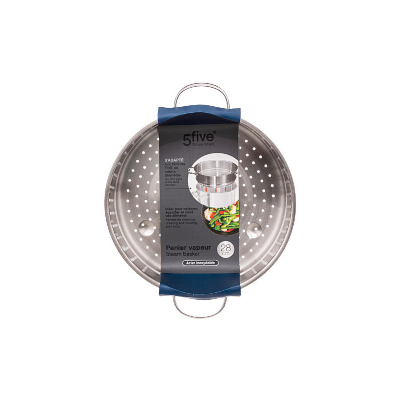 Panier vapeur - Inox - D 28 cm