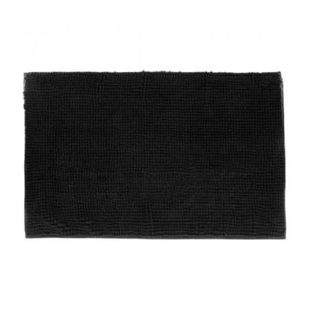 Tapis de bain mini chenille "Colors" - Noir - 50 x 80 cm