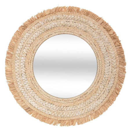Miroir tressé "Célia" - D 68 cm