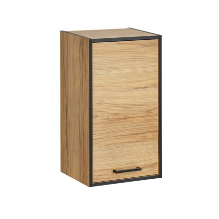Meuble haut de cuisine "Carballo" - Naturel/Noir - L 40 x H 72 cm