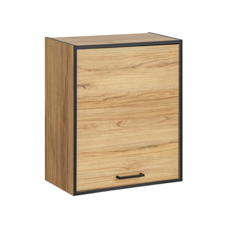 Meuble haut de cuisine "Carballo" - Naturel/Noir - L 60 x H 72 cm