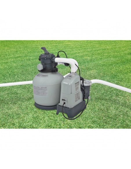 Filtre à sable 6m3/h et stérilisateur - Intex - Entretien piscine