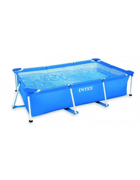 Piscine tubulaire rectangulaire - Metal Frame - 2,20 m x 1,50 m x 0,60 m - Intex