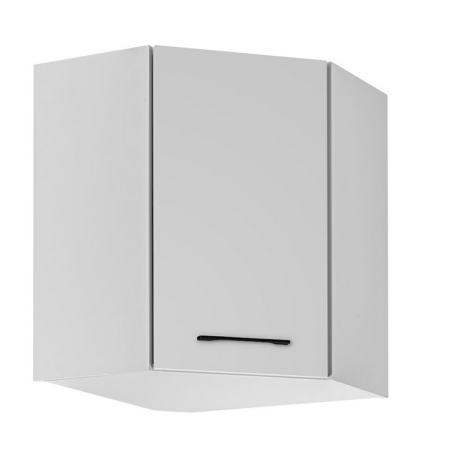 Placard d'angle haut de cuisine "Frida" - Blanc - L 60 x H 71 x P 60 cm